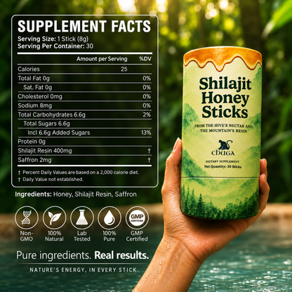Shilajit Honey Sticks